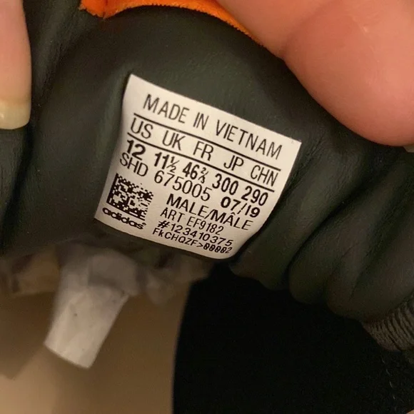 Adidas Supercourt Legend Earth Dark Green Orange EF9182 Tennis Sneaker - Picture 12 of 15